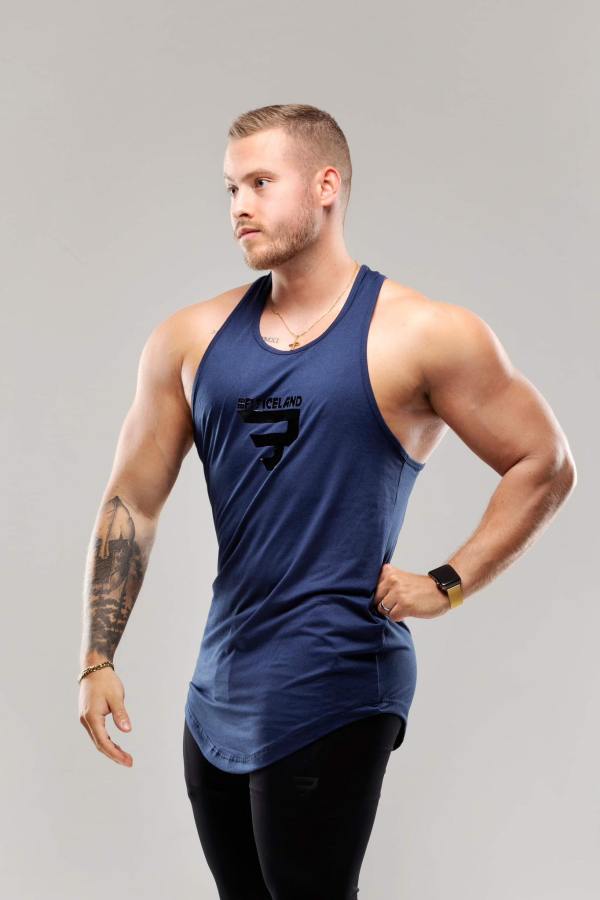 Skuggi Tank Navyblár