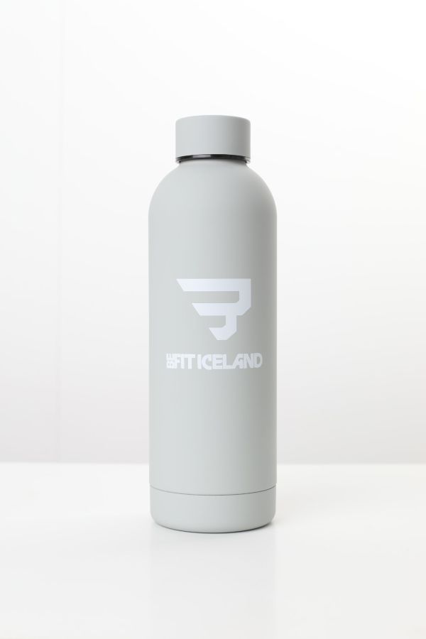 Stálbrúsi 500 ml Ljósgrár