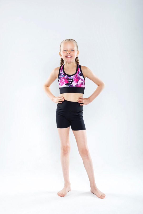 Stuttbuxur barna svartar