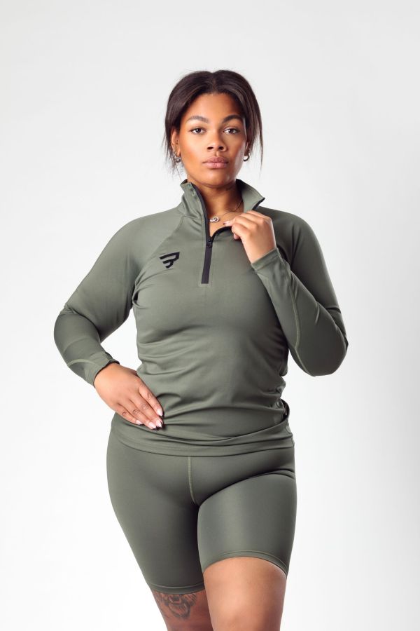 Dögg Stuttbuxur Skógargrænar