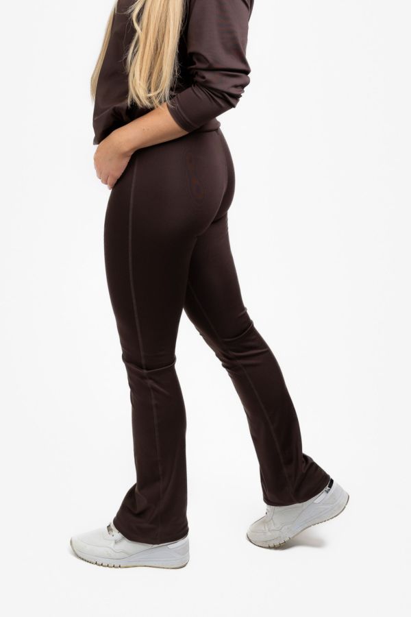 Katla Útvíðar Leggings Mocca