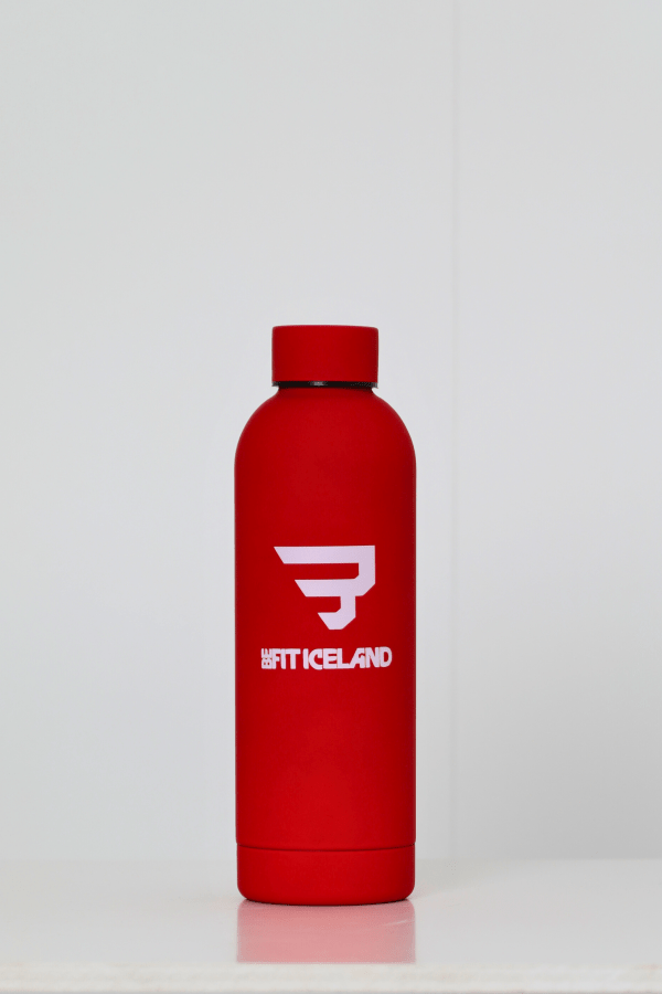 Stálbrúsi 500 ml Rauður